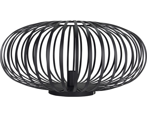 Lampe de table décorative en bandes métalliques