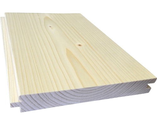 Plancher d'épicéa A sans fin 21x144x2350 mm Lambris en bois d''épicéa avec rainure et languette
