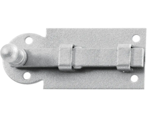 Verrou de fenêtre de forme droite avec bouton, 80x26x10,5 mm, en acier inoxydable Loquet de porte en métal