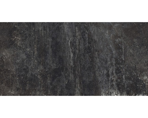 Wand- und Bodenfliese Schiefer dark 30.5x60.5 cm