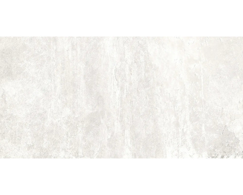 Carrelage sol et mur ardoise blanc 30.5x60.5 cm
