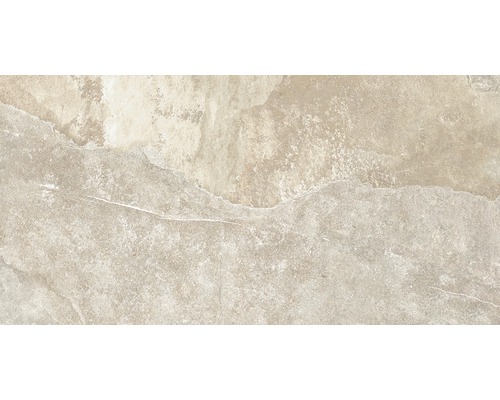 Wand- und Bodenfliese Schiefer beige 30x60 cm