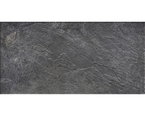 Wand- und Bodenfliese Schiefer dark 30.5x60.5 cm R11