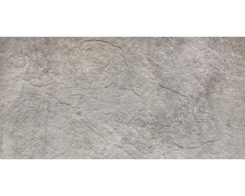 Wand- und Bodenfliese Schiefer grau 30.5x60.5 cm R11
