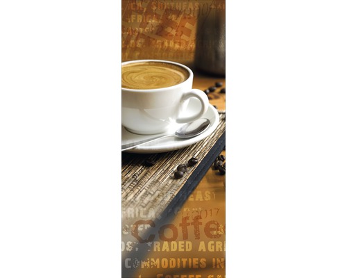 Glasbild Little Coffeetime II 30x80 cm