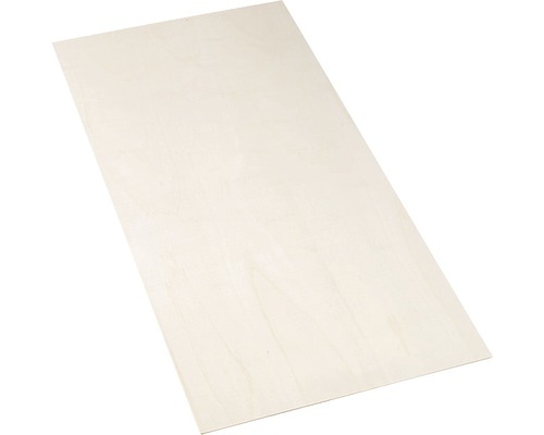 Sperrholzplatte Pappel roh B/BB 12 mm 600x600 mm