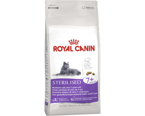 Nourriture pour chats Royal Canin Sterilised +7, 400 g Paquet de nourriture pour chats Royal Canin Sterilised 7 Plus