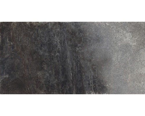 Wand- und Bodenfliese Schiefer dark 60x120 cm lappato