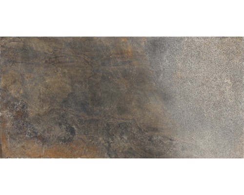 Carrelage sol et mur ardoise multicolore 60x120 cm lappato Carreau en grès cérame