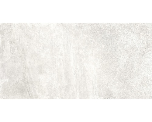 Carrelage sol et mur ardoise blanc 60x120 cm lappato Motif de carreaux aspect pierre