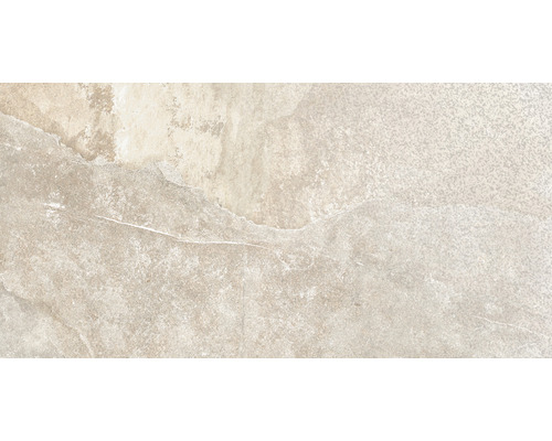 Wand- und Bodenfliese Schiefer beige 30x60 cm lappato