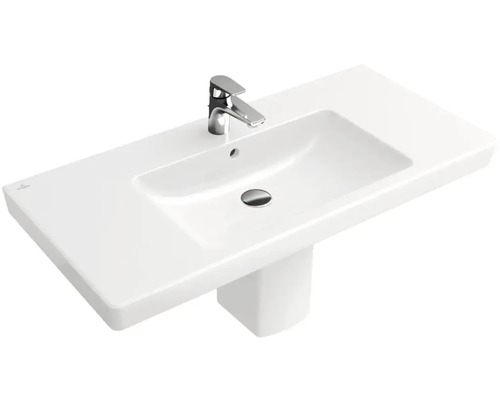 Lavabo pour meuble Villeroy & Boch Subway 2.0 80x47cm 717580 blanc avec revêtement