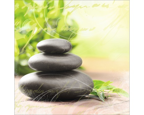 Photo sous verre Wellness II, 50x50 cm