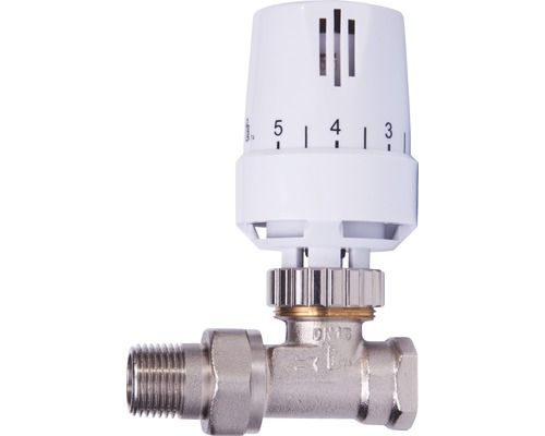 Robinet thermostatique avec tête thermostatique pour le contrôle de la température