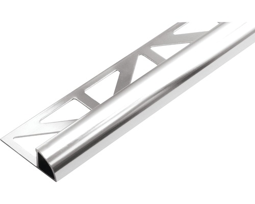 Profilé de finition quart de rond Dural Durondell DRA 1062 aluminium argent haute brillance anodisé 250 cm