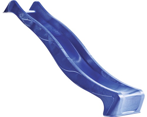 Toboggan à vagues plastique 290 cm bleu