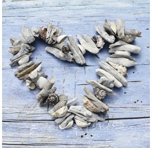 Glasbild Wooden love I 20x20 cm
