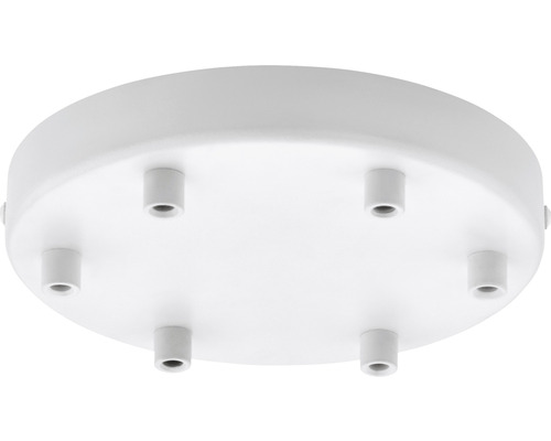 Baldaquin de plafond avec cinq sorties pour suspensions