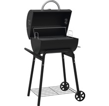 Barbecue au charbon de bois Tenneker® TC-Drum II 71,7 x 56,5 x 107, 9 cm anthracite