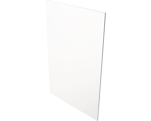 Panneau composite en alu blanc 3mm 1950x600 mm Plaque de verre acrylique blanche