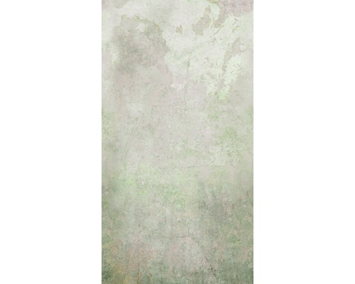 Papier peint panoramique intissé 105399 Pure Nature béton vert 3 pces 150 x 280 cm