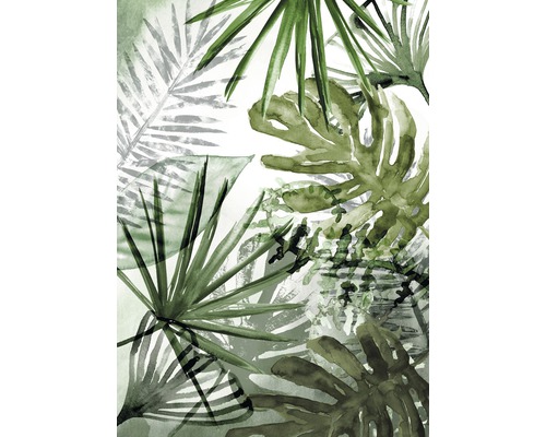 Papier peint panoramique intissé 105400 Pure Nature mélange de palmiers 4 pièces 200 x 280 cm