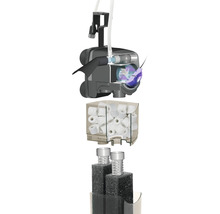 Aquarium Aussenfilter mit Filtermedien