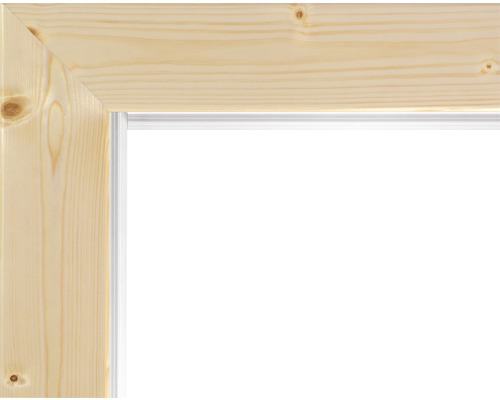 Vue détaillée d''un cadre de fenêtre en bois