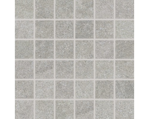 Feinsteinzeugmosaik Udine grau unglasiert 30x30 cm Mosaikfliesenmuster für Wand- und Bodengestaltung