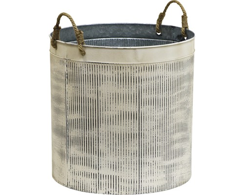 Dekorative Metalleimer mit Seilgriffen