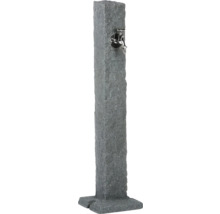 Borne fontaine de jardin en pierre avec robinet