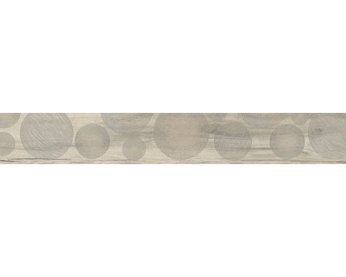 Dekorfliese Aretino Infinity greige 26.5x180 cm