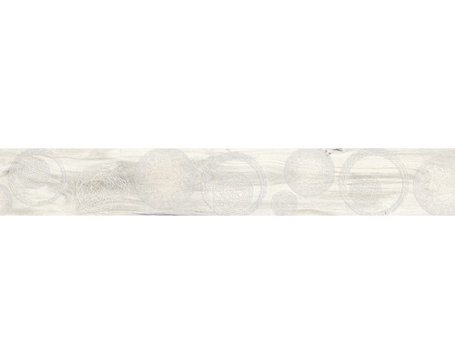 Carrelage décoratif Aretino Infinity ivory 26.5x180 cm