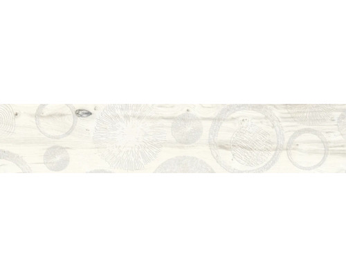 Dekorfliese Aretino Infinity ivory 24x120 cm