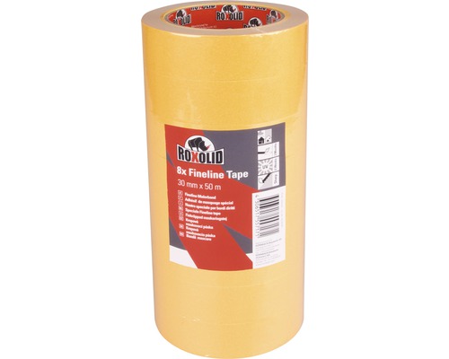 ROXOLID Profipack Fineline Tape 30 mm x 50 m 8 Stück