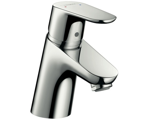 Robinet de lavabo au design chromé brillant