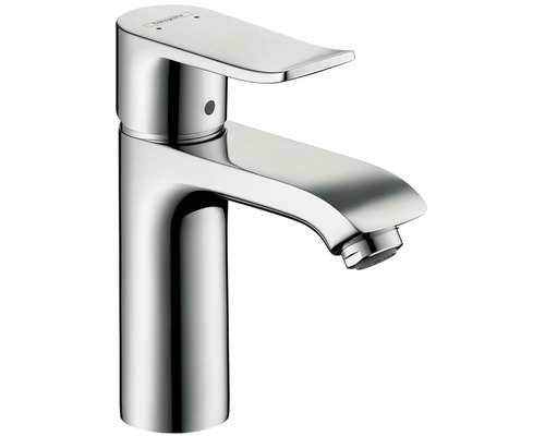 hansgrohe Metris Waschtischmischer 110 ohne Ablaufgarnitur chrom 31084000 Glänzender Waschtischmischer für das Badezimmer