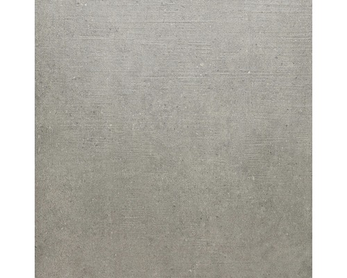 Wand- und Bodenfliese Sandstein braungrau 80x80 cm R11 Graue Bodenfliese mit Zementoptik