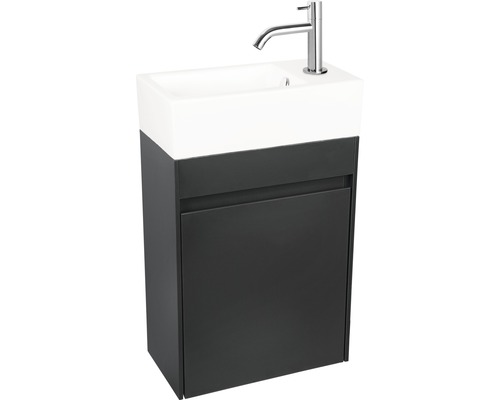 Waschtisch mit Waschbecken, Armatur und Unterschrank