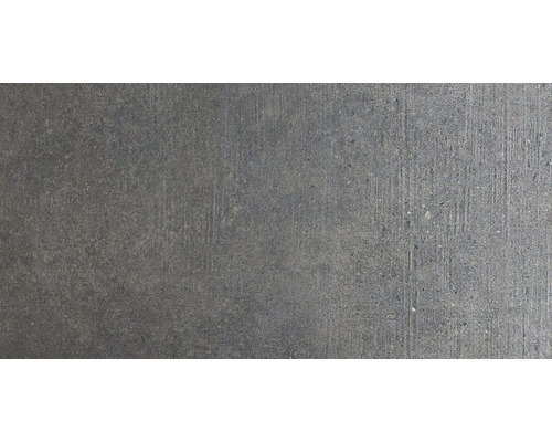 Wand- und Bodenfliese Sandstein schwarz 40x80 cm R11