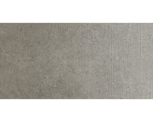 Carrelage sol et mur grès gris marron 40x80 cm R11