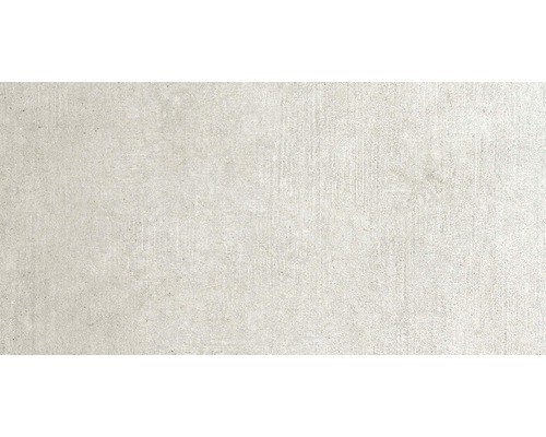 Wand- und Bodenfliese Sandstein weiss 40x80 cm R11