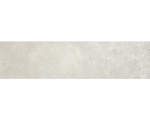 Wand- und Bodenfliese Sandstein weiss 20x80 cm Keramikfliese mit matter Oberfläche