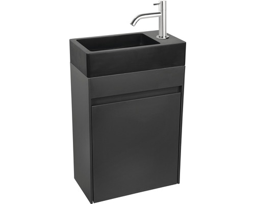 Meuble-lavabo avec meuble sous-vasque et robinet pour la salle de bains