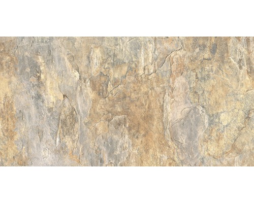 Feinsteinzeug Wand- und Bodenfliese Ardesia ocre 32x62.5 cm