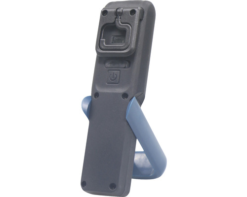 Arrière d''une lampe de travail LED avec crochet et support