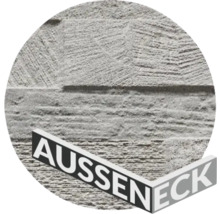 Aussenecke Sandstein braungrau 20x10x15 cm-thumb-0