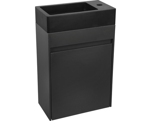 Meuble sous-lavabo avec lavabo et une porte