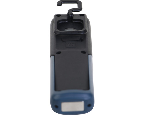 Arrière d''une lampe de travail avec crochet