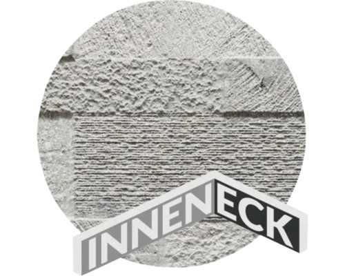 Innenecke Sandstein grau 20x10x15 cm